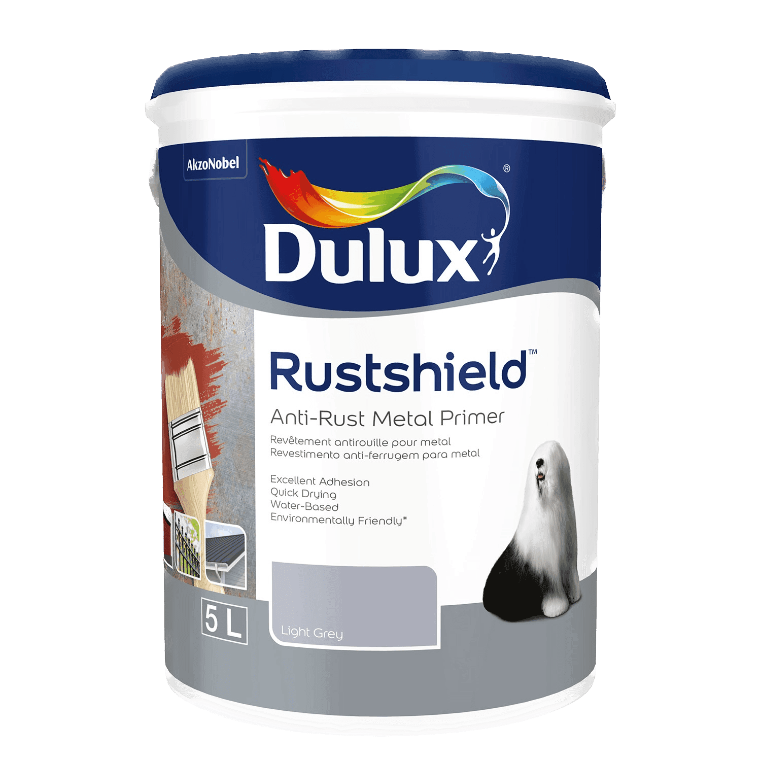 An image of Dulux Rustshield Water Based Metal Primer